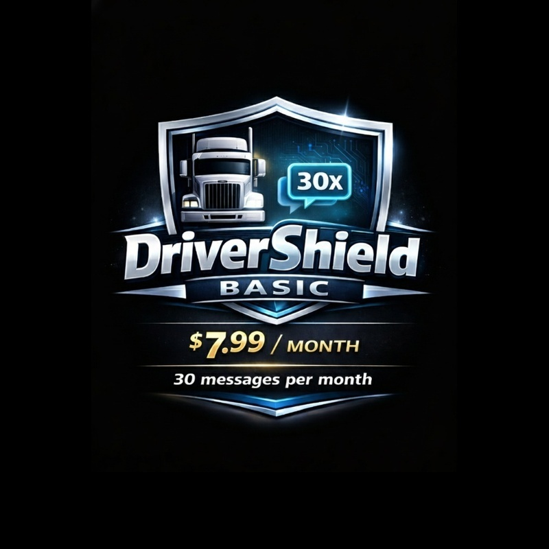 DriverShield Basic - $7.99/month