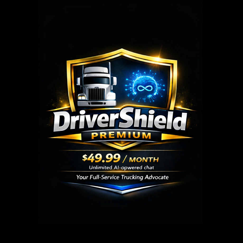 DriverShield Premium - $49.99/month